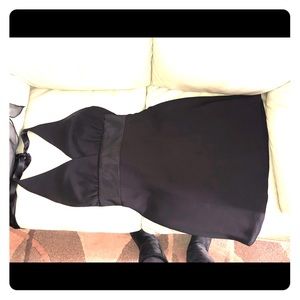 Black V neck halter Jones New York dress Petite 10